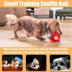 Dog Snuffle Ball-Interactive Puzzle Dog Toys Encourage Natural Foraging Skills Slow Feeder for Training and Stress Relief