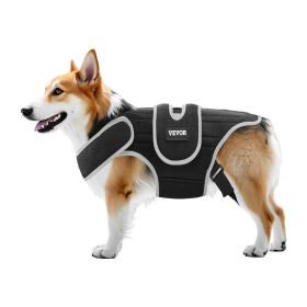 VEVOR Dog Back Brace for IVDD, Orthopedic Support Back Brace for Dogs, Adjustable Pet Back Bracer with Reflective Trim